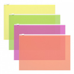 Пакет на мол.В5 EK ZIP Fizzy Neon 47073 ассорти