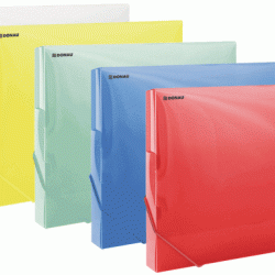 Mape ar gumiju DONAU Coolbox A4, dzeltena