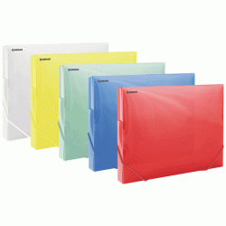 Mape ar gumiju DONAU Coolbox A4, sarkana