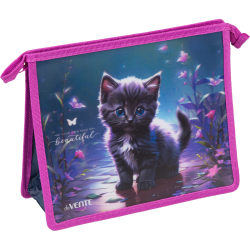 Mape ar rāvējslēdzēju deVente Beautiful Cat A5, 24.3x20x8cm