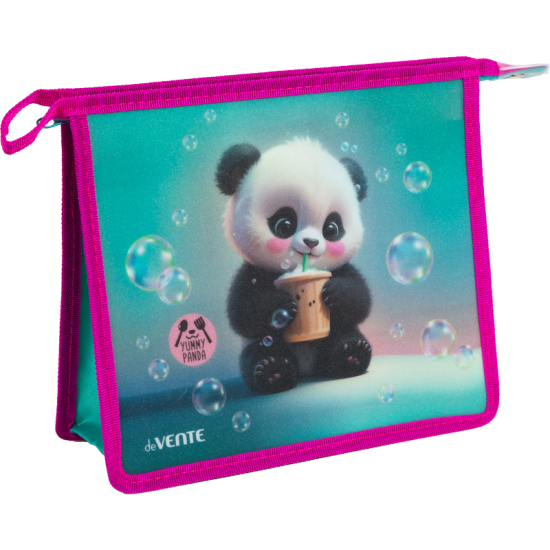 Mape ar rāvējslēdzēju deVente Yummy Panda A5, 24.3x20x8cm