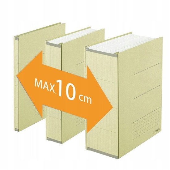 Mape-ātršuvējs PLUS ZeroMax ar paplašinājumu A4, bēša