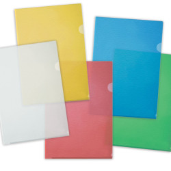 Папка-уголок A4 FORPUS 100 mkr желтый