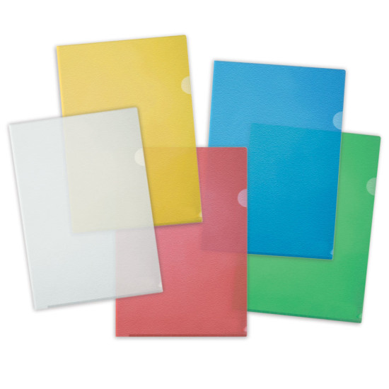 Папка-уголок A4 FORPUS 100 mkr желтый