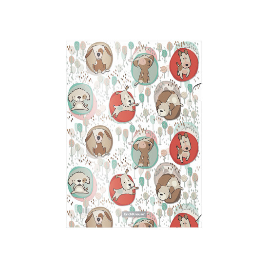 *Mape-stūrītis A4 ErichKrause Little Dogs