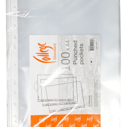 Dokumentu kabata College Standart, A4, 50mic, 100gab/iep, glancēta