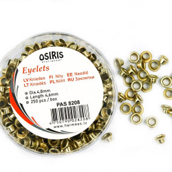 Люверсы для заклепочника OSIRIS 250 шт.