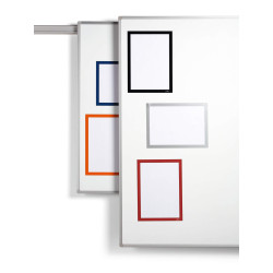 Держатель Durable "DURAFRAME Magnetic", Blue, Магнитный Замок
