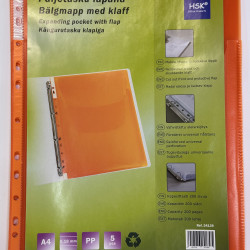 Папки-файлы HSK Кенгуру, раздвижные, Orange