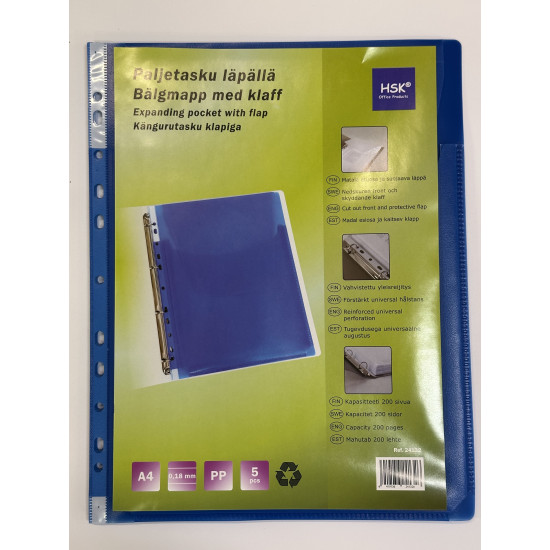 Папки для презентаций HSK, Привязываемые, Blue