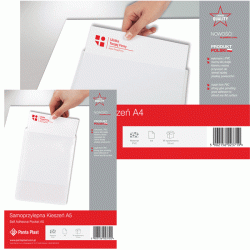 ***Pašlīmējoša kabata Panta Plast A4, 10gab/iep