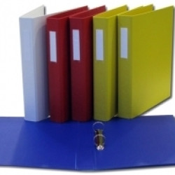 Папка College A4 35мм 2 кольца Оранжевая