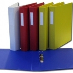 Папка College A4 35мм 2 кольца белая