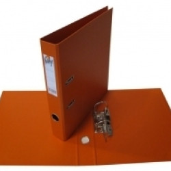 Mape-reģistrs College A4, 5cm, PP+PP, oranžs