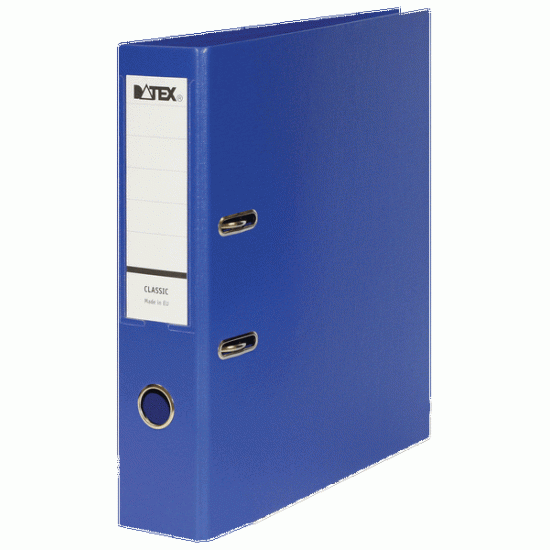 *Mape-reģistrs DATEX CLASSIC, A4, 7,5 cm, zils