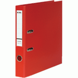 *Mape-reģistrs DATEX CLASSIC, A4, 5 cm, sarkans