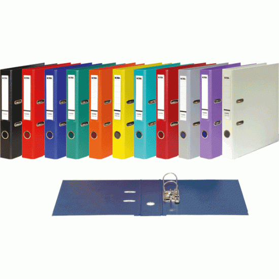 Mape-reģistrs DATEX CLASSIC, A4, 5 cm, sarkans