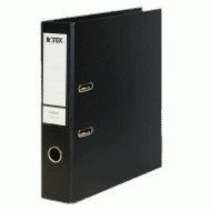 *Mape-reģistrs DATEX CLASSIC, A4, 7,5 cm, melns