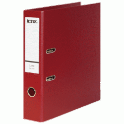 *Mape-reģistrs DATEX CLASSIC, A4, 7,5 cm, bordo