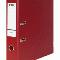 *Mape-reģistrs DATEX CLASSIC, A4, 7,5 cm, bordo