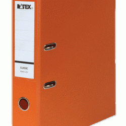 *Mape-reģistrs DATEX CLASSIC, A4, 7,5 cm, oranžs