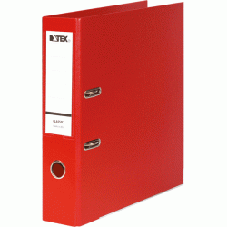 *Mape-reģistrs DATEX CLASSIC, A4, 7,5 cm sarkans