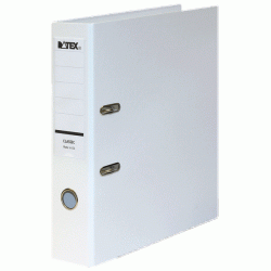 *Mape-reģistrs DATEX CLASSIC, A4, 7,5 cm, balts