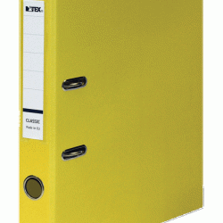 *Mape-reģistrs DATEX CLASSIC, A4, 5 cm, dzeltens