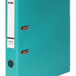 *Mape-reģistrs DATEX CLASSIC, A4, 5 cm, tirkīzs
