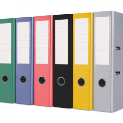 Mape-reģistrs BASIC, A4, 7,5 cm, tumši zils