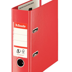 Mape-reģistrs Esselte No.1 Power Vivida PP,  A5, 7.5cm, sarkans