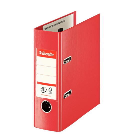 Mape-reģistrs Esselte No.1 Power Vivida PP,  A5, 7.5cm, sarkans
