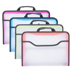 Папка DELI "E38129", Multicolor, Раздвижная