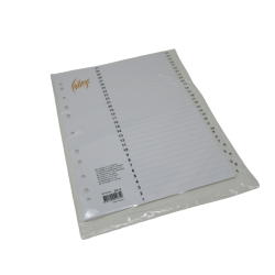 Разделители College "31-Tab", White, Износостойкие