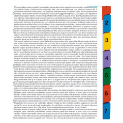 Разделители Esselte "Index", Multicolor, Усиленные майларом