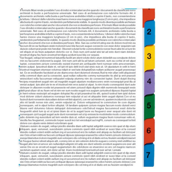 Разделители Esselte "Index", Multicolor, Усиленные майларом