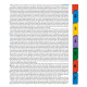 Разделители Esselte "Index", Multicolor, Усиленные майларом