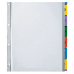 Разделители Esselte "Index", Multicolor, Усиленные майларом
