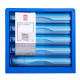 Шкаф для документов Deli E9777Blue 5 ящиков синий