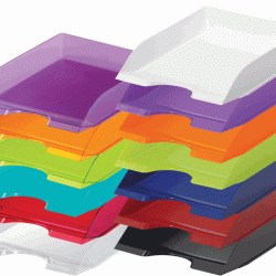 Горизонтальный лоток для документов Durable Basic синий