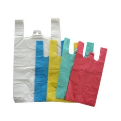 Пакеты 30 + 16 x 52cm, 10my с ручками оранжевый, HDPE, в упаковке 100шт