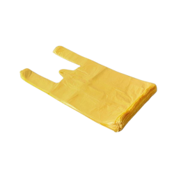 *Maisiņi ar rokturiem HDPE, 240x120x450mm, 9mikr., 100gab/iep, dzelteni