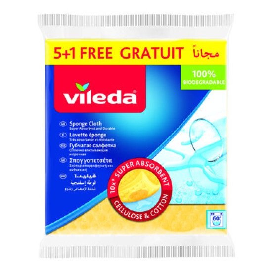 Mitra sūkļdrāniņa Vileda 5+1 gab.