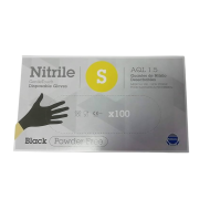 Vienreizlietojamie nitrila cimdi Gentle Touch S, 100 gab/iep., melni