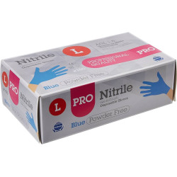 Vienreizlietojamie nitrila cimdi Gentle Touch L, 100 gab/iep., zili
