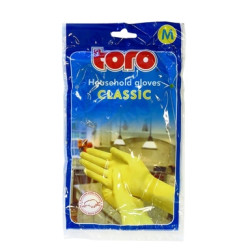 Резиновые перчатки TORO Classic M Желтые