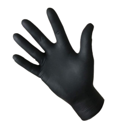Одноразовые нитриловые перчатки Gentle Touch XL, в упаковке 100 шт, черные