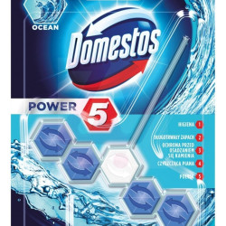 Блок для бочка унитаза Domestos Power 5 Ocean, 55г
