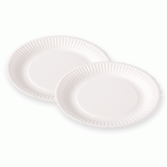 Šķīvji papīra MULTIPACK 18cm (100)