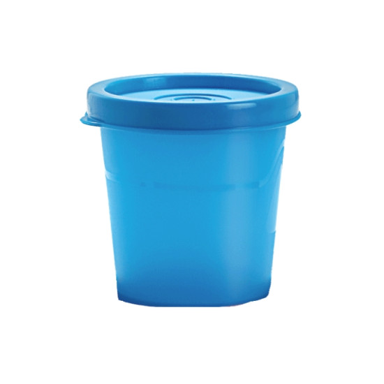 Pārtikas uzglabāšanas trauks ar vāku Cello 100ml, zils